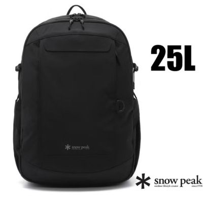 【Snow Peak SK】Dual Tech 都市風後背包 25L.日用通勤雙肩背包.電腦書包/ SKS26SUFBP38 BK 黑色