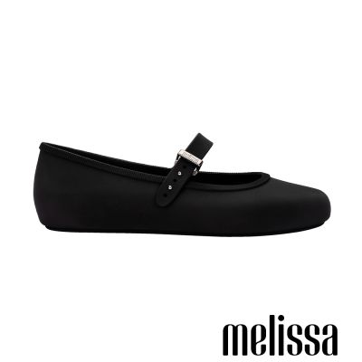 Melissa-圓頭素面瑪莉珍鞋-黑色