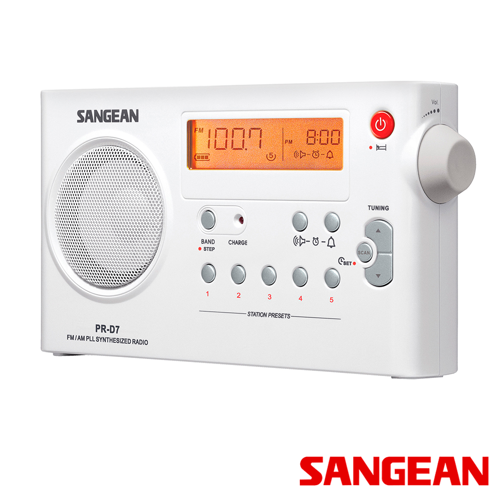 SANGEAN  二波段數位式充電收音機 PRD7