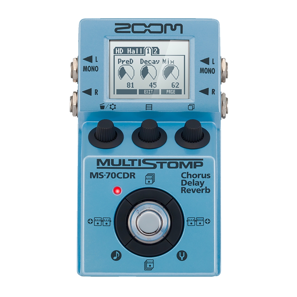 ZOOM MS-70CDR+ 新品未使用　10/28まで ZOOM MS-70CDR+ MultiStomp ストンプボックス 空間系