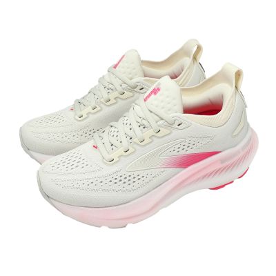 Brooks 慢跑鞋 Glycerin GTS 23 D 寬楦 女鞋 米白 甘油系列 氮氣 1204921D119