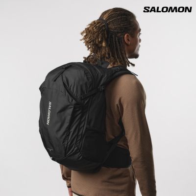 【Salomon索羅門】TRAILBLAZER 30 多功能背包 黑/合金灰