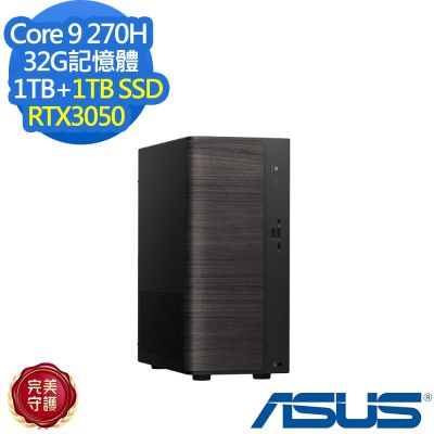 ASUS 華碩 H-V501MV-09270H004WB 桌上型電腦 Core 9 270H/RTX3050/32G/1TB+1TB/特仕版