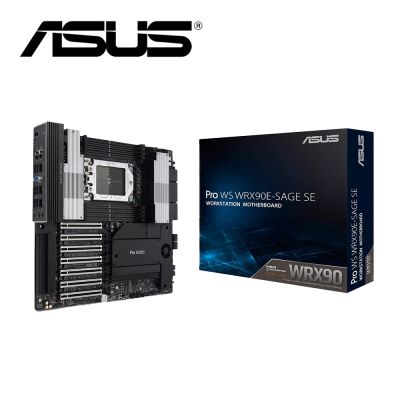 華碩 PRO WS WRX90E-SAGE SE D5 工作站級主機板+幻彩銳龍 LIQTECH TR4 II 360 ARGB 一體式CPU水冷散熱器