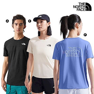 The North Face 官方旗艦 北面吸濕排汗短袖T恤男女款舒適機能日常T恤(多款任選)