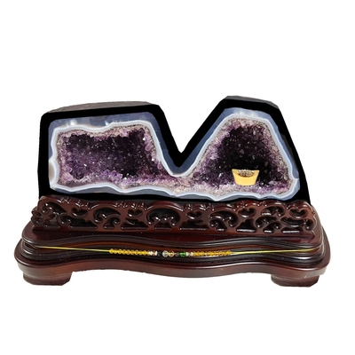 石英水晶体　阿字観本尊　寶玉　水晶玉　唐木台・仕覆付　共箱　C　8105 石英水晶体 阿字観本尊 寶玉 水晶玉 唐木台・仕覆付 共箱 C