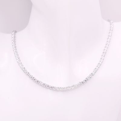SWAROVSKI 施華洛世奇 Matrix Tennis 項鏈 鍍白金色