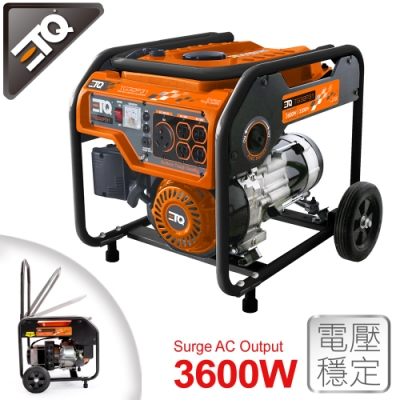 【ETQ USA】3600W拉桿式汽油發電機