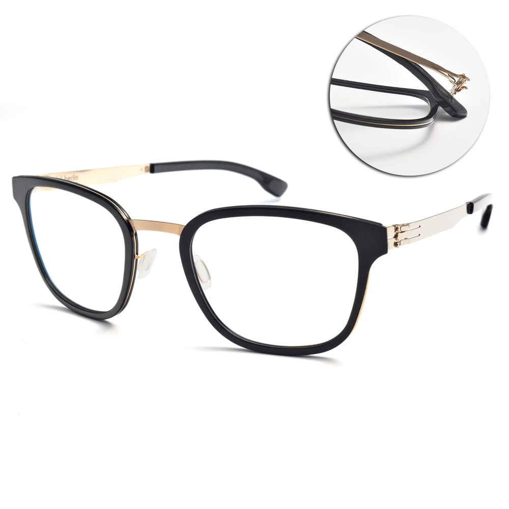 ic!berlin 方框光學眼鏡/黑金#Mr Bice Black Rose Gold | 一般鏡框| Yahoo購物中心