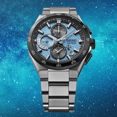 SEIKO 精工 ASTRON 限量星空GPS衛星定位雙時區鈦金屬手錶 開學換新季 送禮推薦 (SSH157J1/5X83-0AC0B) SK045