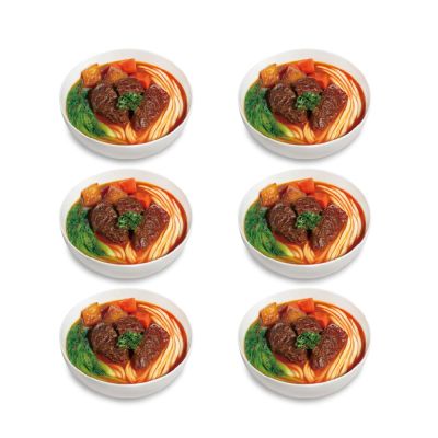 果貿吳媽家 琥珀花腱心牛肉麵雙入組 3盒免運組 (3盒雙入組，3600g/6入)