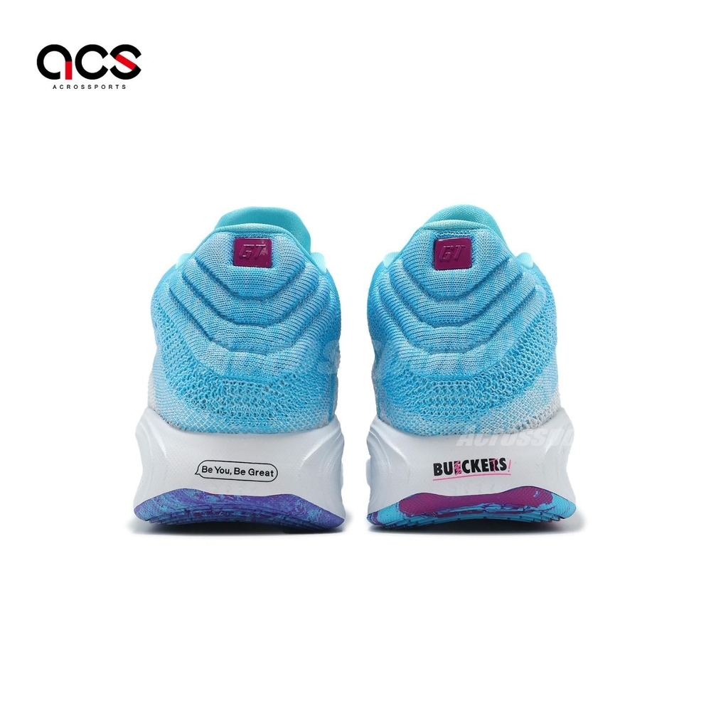 Nike 籃球鞋GT Hustle 3 EP Paige Bueckers 男鞋藍紫針織佩姬HJ7677