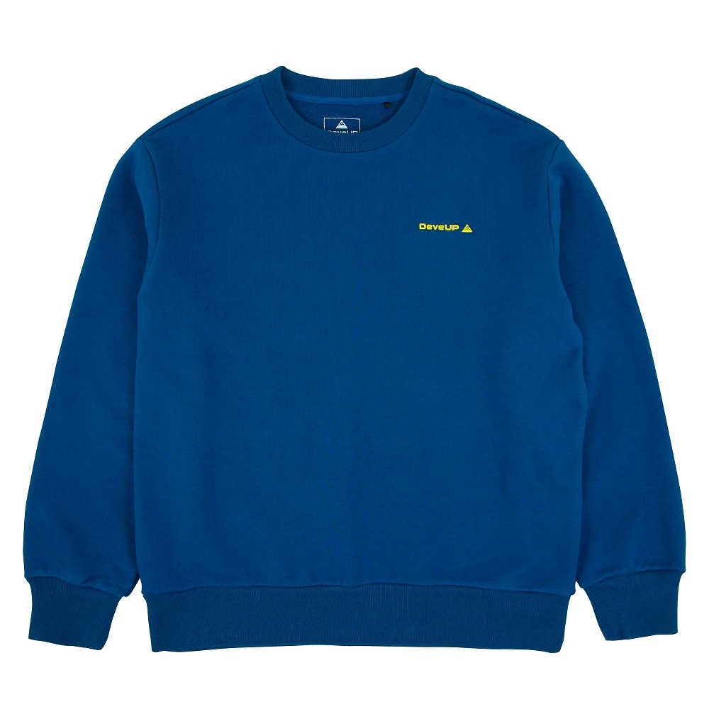 DeveUP - 棉質長袖大學TEE (產品編號: D02421 碧空藍) | 帽T | Yahoo購物中心