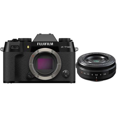 FUJIFILM X-T50 單機身 + XF 27mm F2.8 鏡頭 公司貨