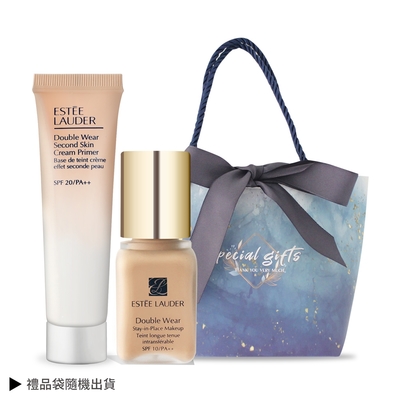 ESTEE LAUDER 雅詩蘭黛 持久美肌粉底組[乖乖乳+粉持久粉底]