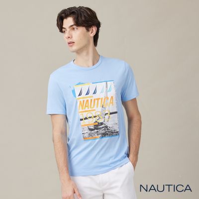 Nautica寫實風帆船印花短T