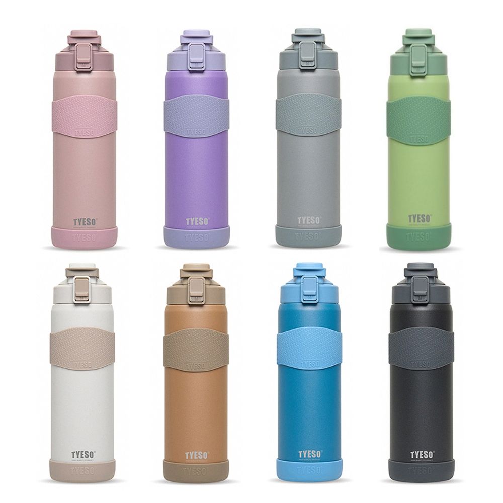 【H&R安室家】TYESO泰碩 304不鏽鋼吸管保溫瓶900ml(H86)