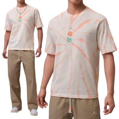 Nike As M J Brk Tie Dye Fest Ss Crw 短袖 男款 米白色 渲染 IF3158-133