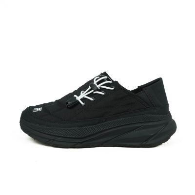 Fila 斐樂 Quilted [5-C346A-001] 女 休閒鞋 懶人鞋 麵包鞋 套入式 無鞋帶 舒適 黑