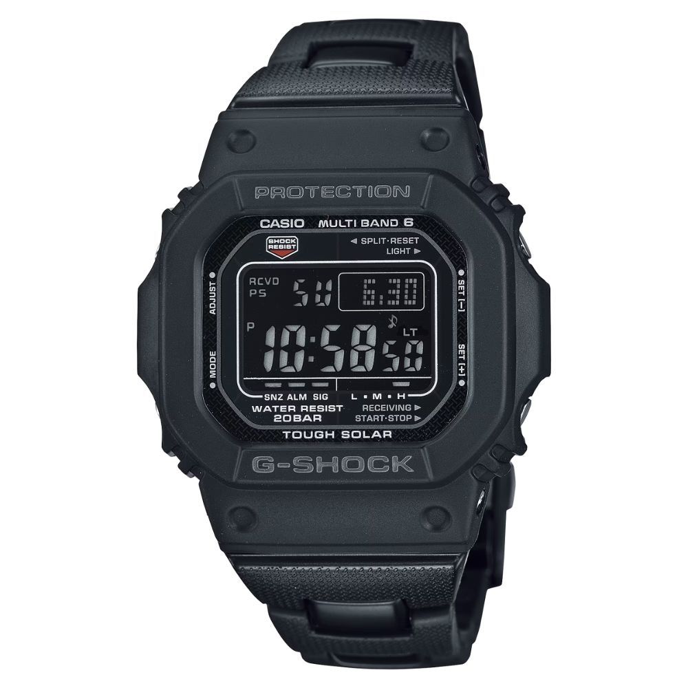 CASIO 卡西歐 G-SHOCK 個性強韌 太陽能電波電子錶款GW-M5610UBC-1JF 黑_43.2mm