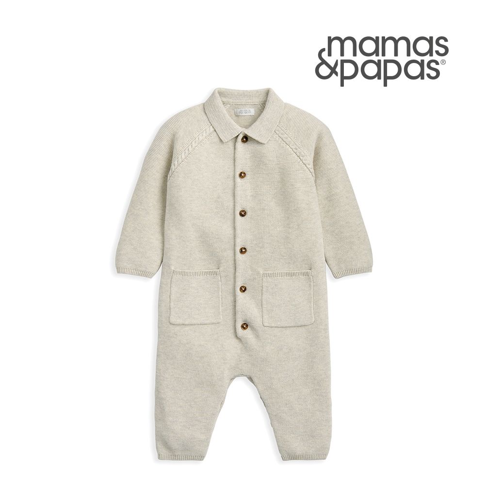 Mamas&Papas 編織手扎-針織長袖連身兔裝