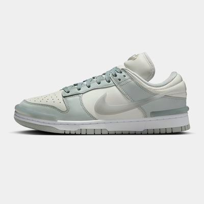 NIKE 耐吉 女休閒鞋-白灰色 DUNK LOW TWIST-DZ2794004