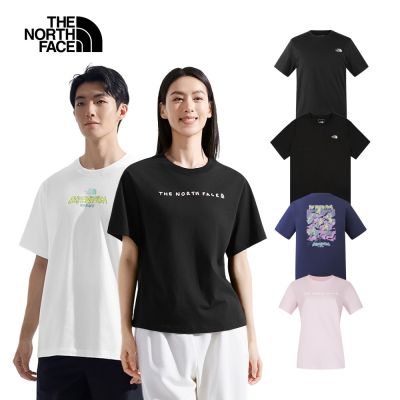 【The North Face】夏季必備｜男女款吸濕排汗/純棉短袖T恤/休閒上衣(多款任選)