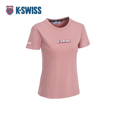 K-SWISS 短袖T恤 26SS TEE 4 W 短上衣 女短袖上衣 桃紅色 1913710-212