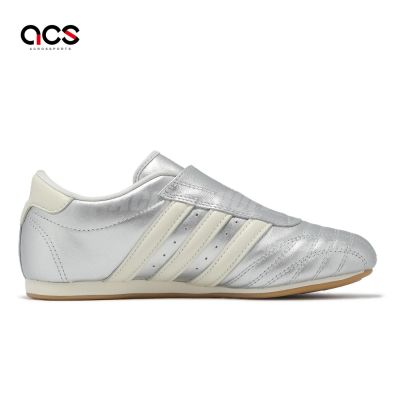adidas 跆拳道鞋 Taekwondo W 女鞋 銀 膠底 復古 休閒鞋 無鞋帶 愛迪達 JS4023 | 休閒鞋 | Yahoo購物中心