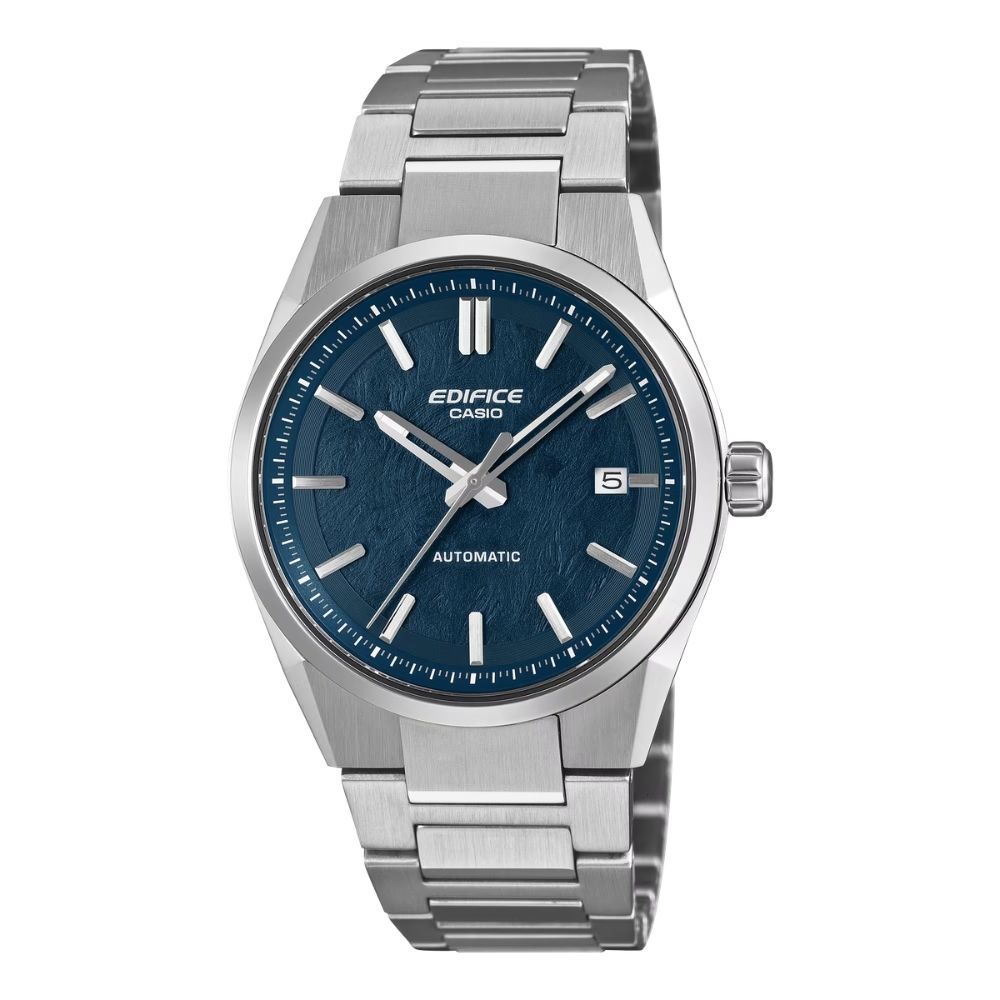 CASIO 卡西歐 EDIFICE 精緻美感 纖薄輕巧 自動機芯 藍色 EFK-110D-2A_38mm