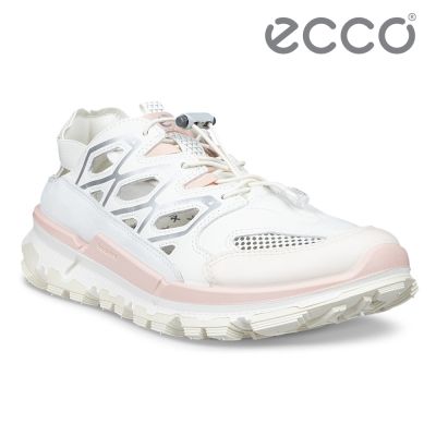ECCO BIOM 2.2 TRL W 蹤跡健步快速繫帶摟空透氣運動鞋 女鞋 冰白色/白色/灰白色