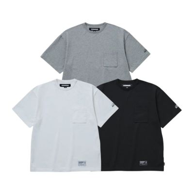 Neighborhood Classic Crewneck SS 黑 / 灰 / 白 口袋短袖 252FPNH-CSM09