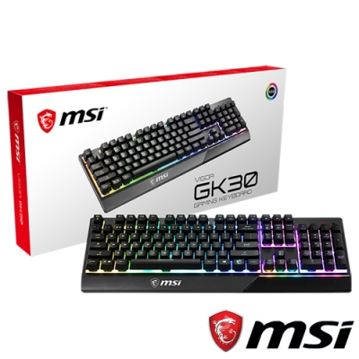 MSI微星 Vigor GK30 TC 防潑水電競鍵盤