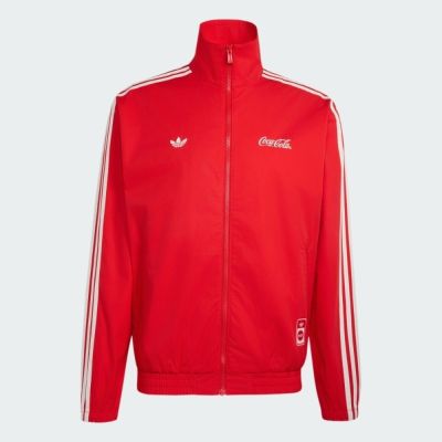 Adidas 愛迪達 Cc Firebird Tt KY2111 男 立領 運動外套 休閒穿搭 紅 亞版 可口可樂