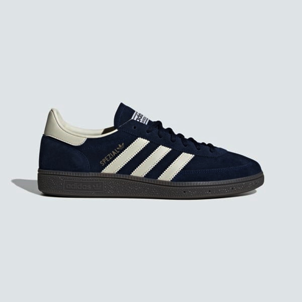 ADIDAS ORIGINALS愛迪達 阿迪達斯 三葉草 男女休閒鞋-藍色 HANDBALL SPEZIAL IF7087