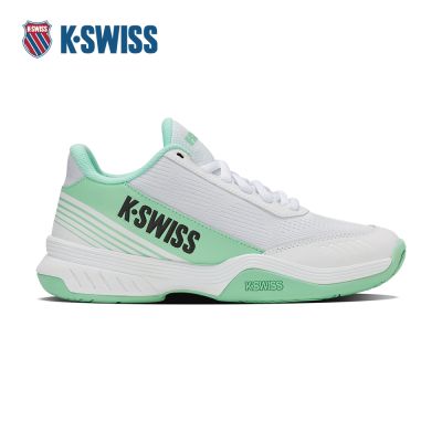K-SWISS 透氣輕量網球鞋 SPEEDEX 2 運動 匹克球 女鞋 白薄荷綠色 99486-131-M