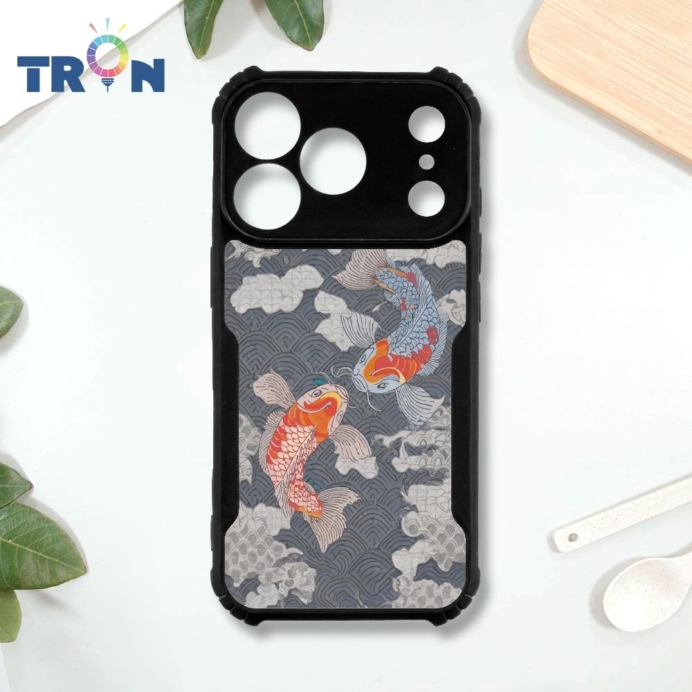 TRON iPhone 17 Pro 鯉魚躍龍門 四角防摔 機甲殼 軟硬殼 手機殼