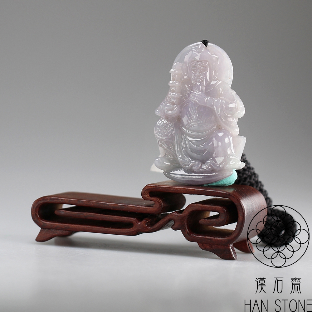 漢石齋】天然A貨紫羅蘭種托塔天王玉珮吊墜(33*51*9mm) | 漢石齋| Yahoo
