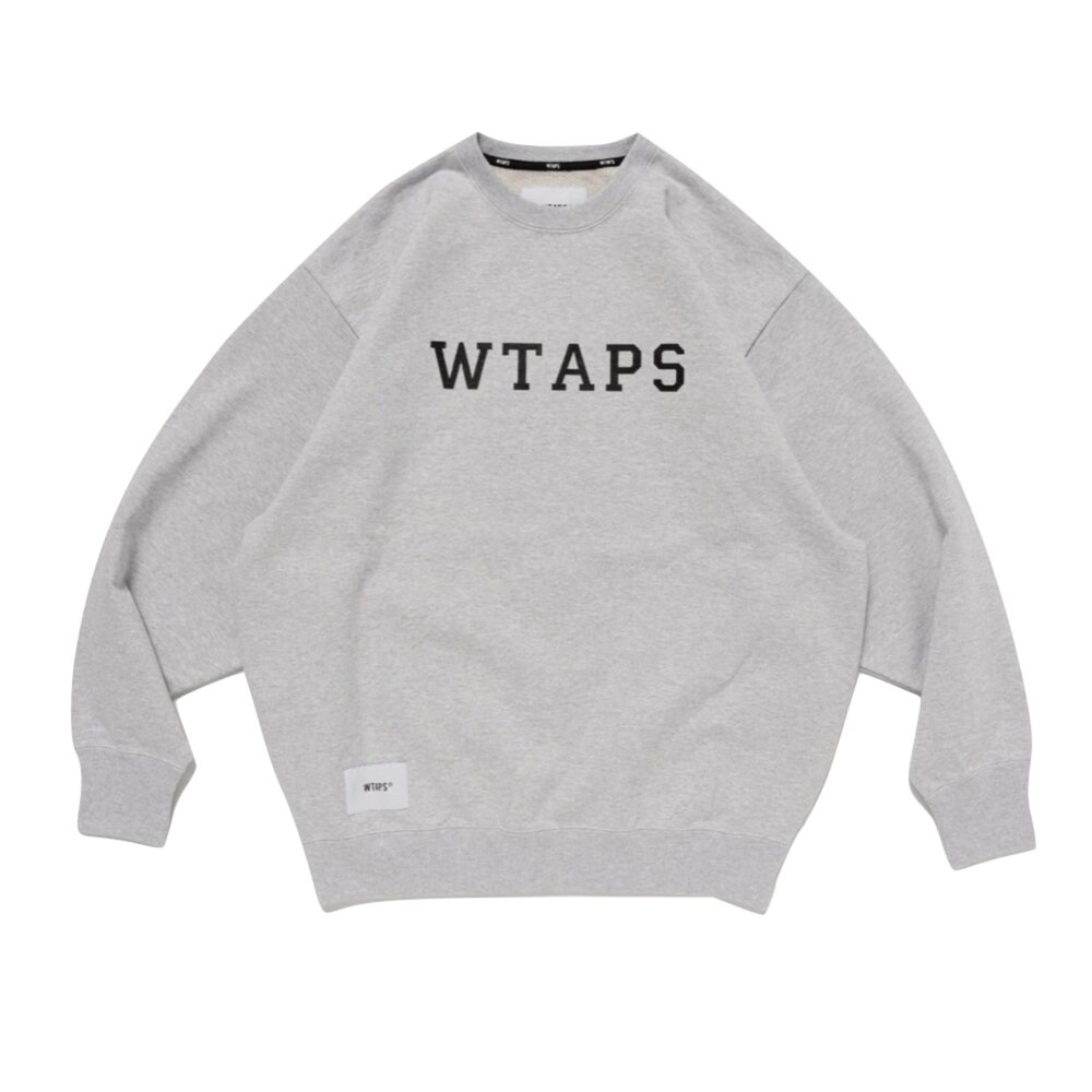 Wtaps SS25 Academy Sweater 大學T 黑灰251ATDT-CSM03 | 其他品牌