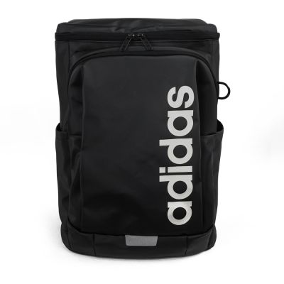 Adidas 愛迪達 Liner Sq Bp 圖 [KV3971] 後背包 運動包 休閒包 方型 大容量 筆電隔層 黑白