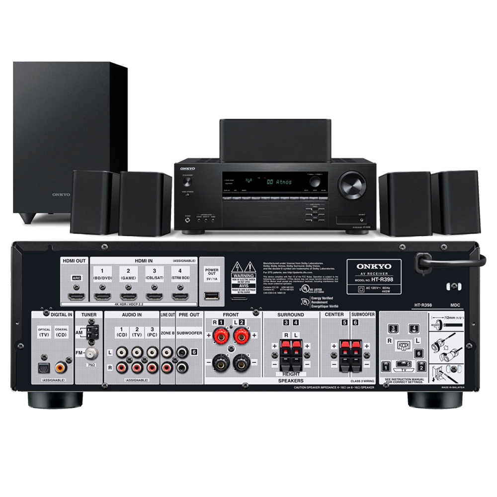 ONKYO 家庭劇院5.1 聲道組合HT-S3910 (釪環公司貨) | 家庭劇院/音響