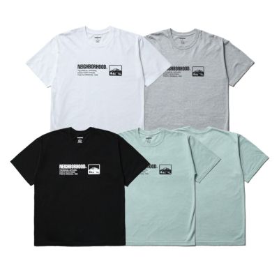 Neighborhood 胸前小山 短T 黑/綠/灰/白 261PCNH-ST10