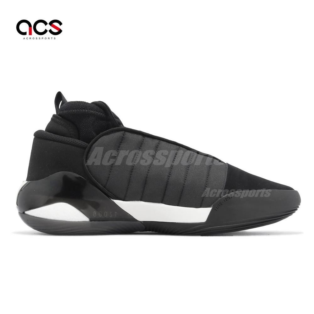 シューズ(男性用) adidas Harden Vol.7 Core Black Adidas Harden Volume 7 Core Black White Athletic Shoes Mens