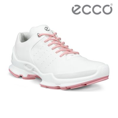 ECCO BIOM C W 自然律動經典皮革健步鞋 女鞋 白色/玫紅色