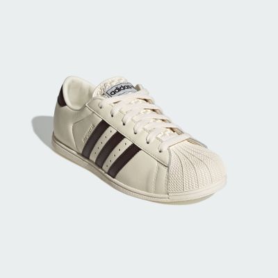 adidas 愛迪達 休閒鞋 Superstar Lo Pro 女鞋 米色 經典 貝殼頭 皮革 KK0422