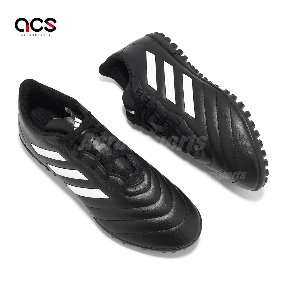 adidas 足球鞋Goletto VIII TF 男鞋女鞋黑白抓地人工短草皮運動