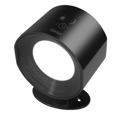 【Glolux 北美品牌】三色調光觸控壁燈-經典黑/簡約白(LED/色溫切換/可調光/免打孔/過道燈/樓梯燈)