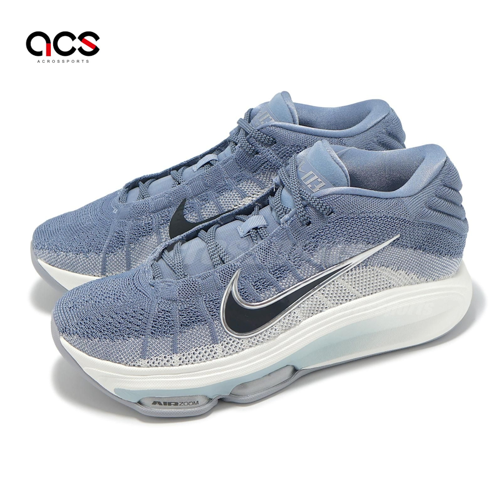 Nike 籃球鞋GT Hustle 3 EP 男鞋藍針織氣墊緩震包覆FV5952-402 | 籃球