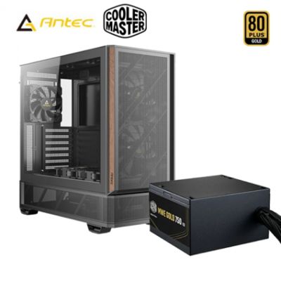 【新春強檔】Antec 安鈦克 P30 AIR 玻璃透測機殼+酷碼 MWE Gold V3 750W 金牌