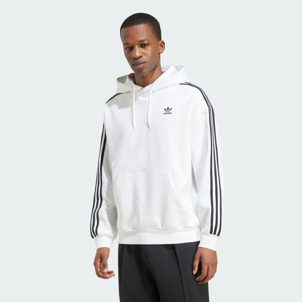 Adidas 愛迪達Baggy Hoodie JY1414 男連帽上衣帽t 連帽長袖白黑亞版